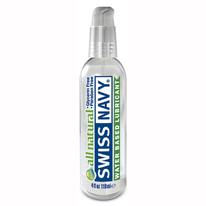 Swiss Navy All Natural Water Based Lubricant - 4oz
