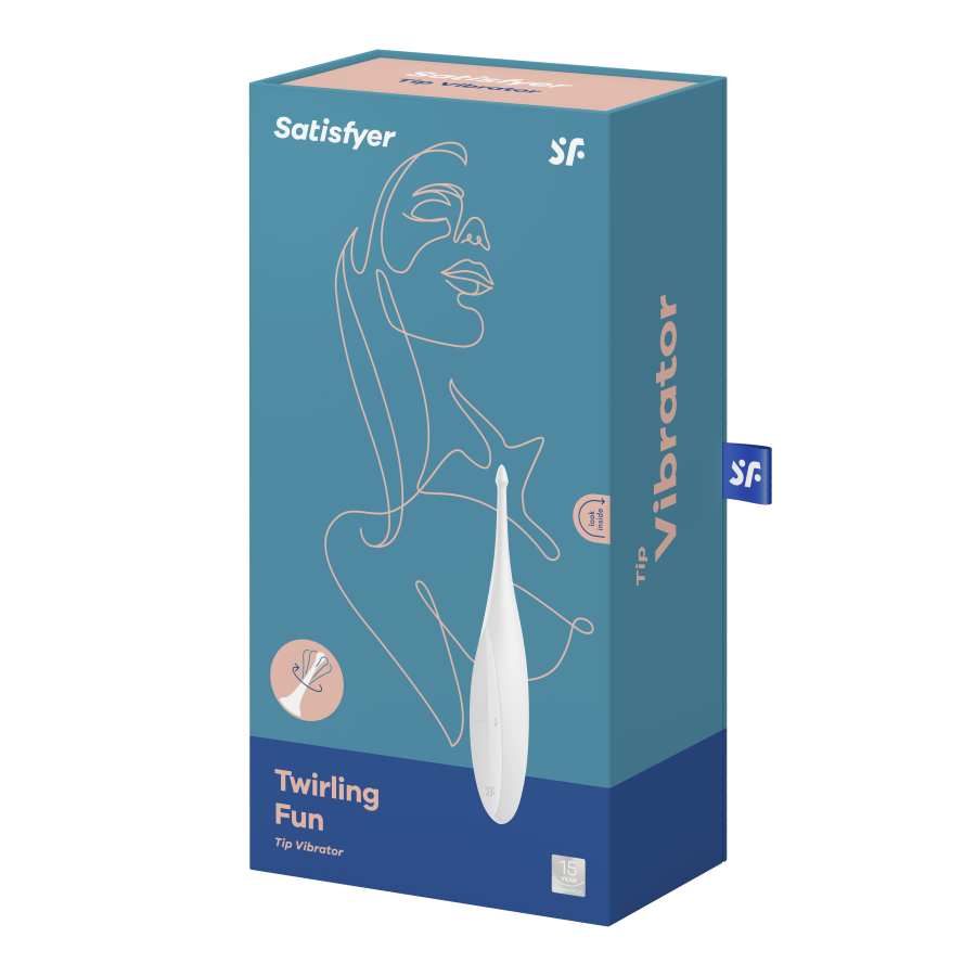 Satisfyer - Tip Vibrator - Twirling Fun - White