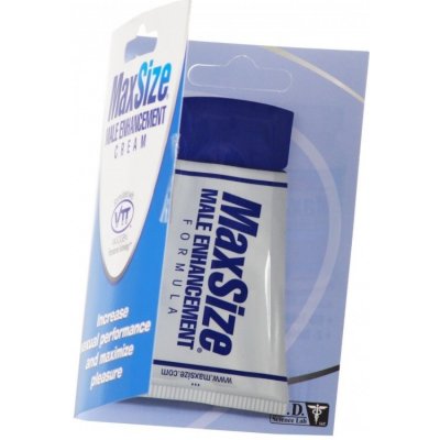 Max Size Male Enhancement Cream Single Use Packet