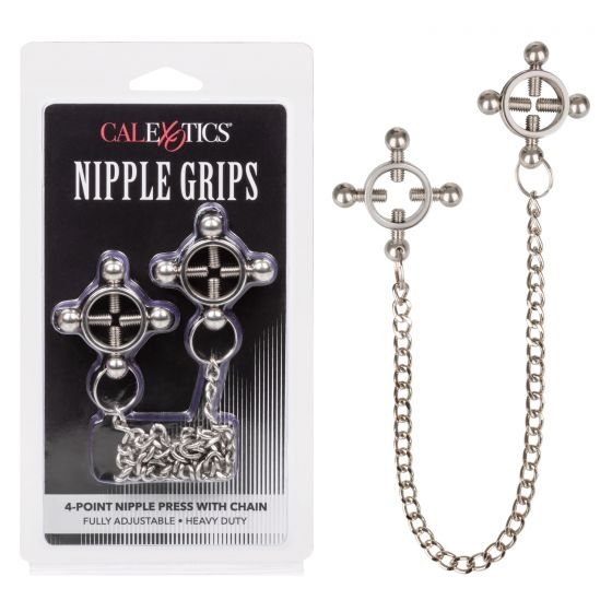 Nipple Grips - 4-Point Nipple Press with Chain