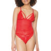 Red Lace & Mesh All-Access Teddy