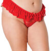 Jingle Bell Ruffle Bumless Panty