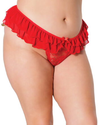 Jingle Bell Ruffle Bumless Panty