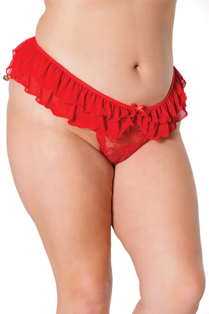 Jingle Bell Ruffle Bumless Panty