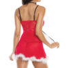 Santa Baby Marabou Baby Doll