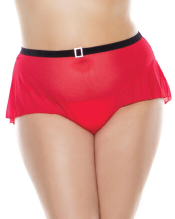 Wide Leg Santa Baby Booty Short Panty