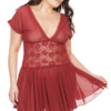 Romantic Merlot Chemise