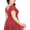 Romantic Merlot Chemise