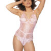 Pink Lace All-Access Teddy