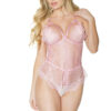 Pink Lace All-Access Teddy