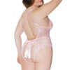Plus Size Pink Lace All-Access Teddy