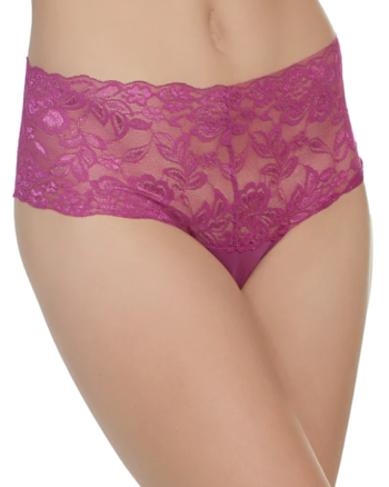 High Waisted Lace Thong