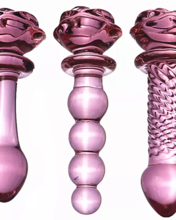 Prism Luxury Glass Rose Trio