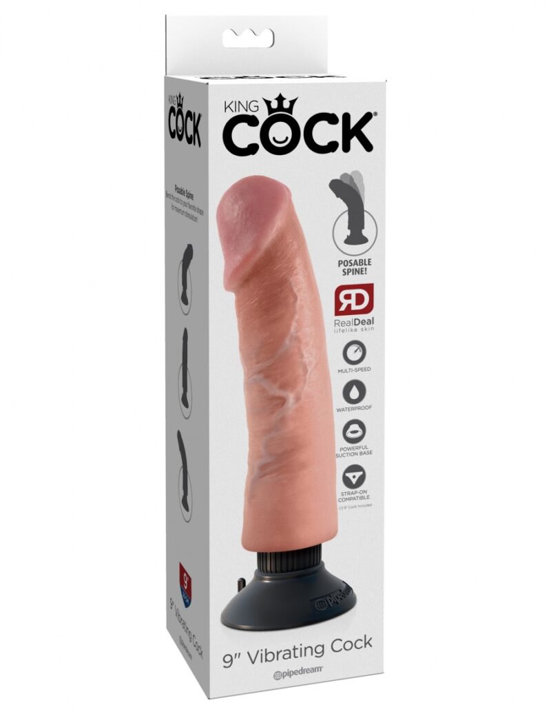King Cock - 9" Vibrating Cock