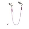 Nipple Play - Purple Chain Nipple Clamps