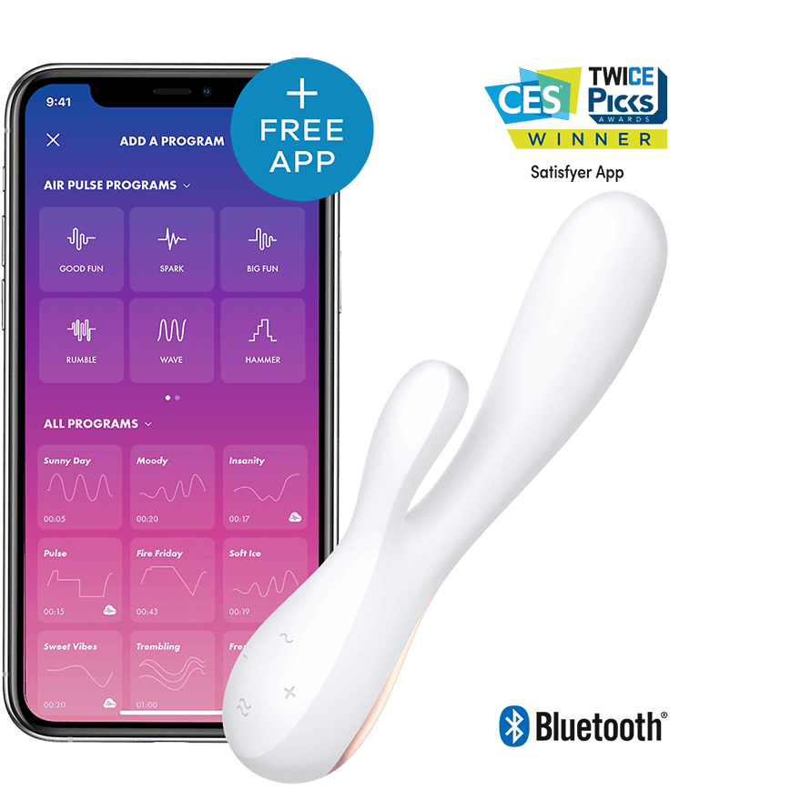 Satisfyer - Vibrators - Mono Flex - White