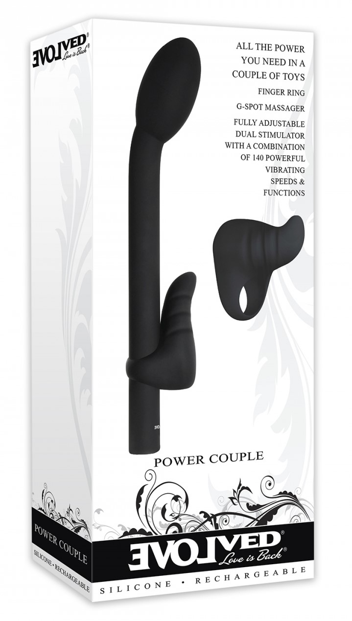 Silicone Rechargeable Power Couple
