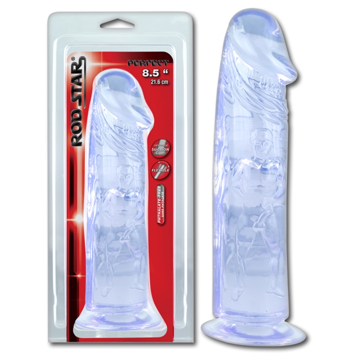 Rod Star #46 - 8.5" Clear Dildo