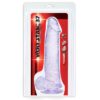 Rod Star #37 - 8" Clear Dildo With Balls