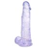 Rod Star #37 - 8" Clear Dildo With Balls