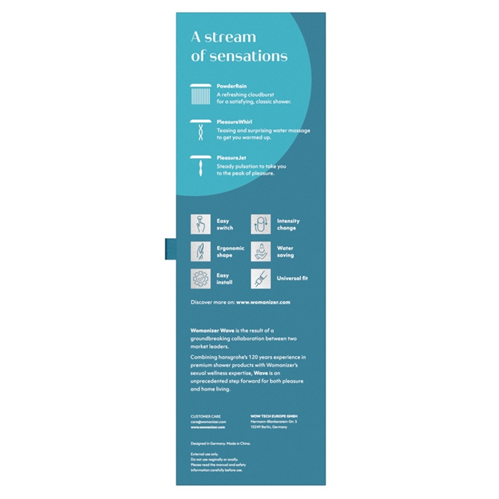 Womanizer - Wave Stimulating Shower Head