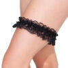 Gathered Lace Leg Garter