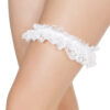 Gathered Lace Leg Garter