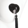 Heart Sequin Pasties With Tassels