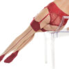 Merlot & Nude Cuban Stocking