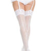Happy Anniversary White Cuban Stockings