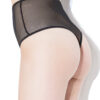 High Waisted Fishnet Thong