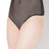 High Waisted Fishnet Thong