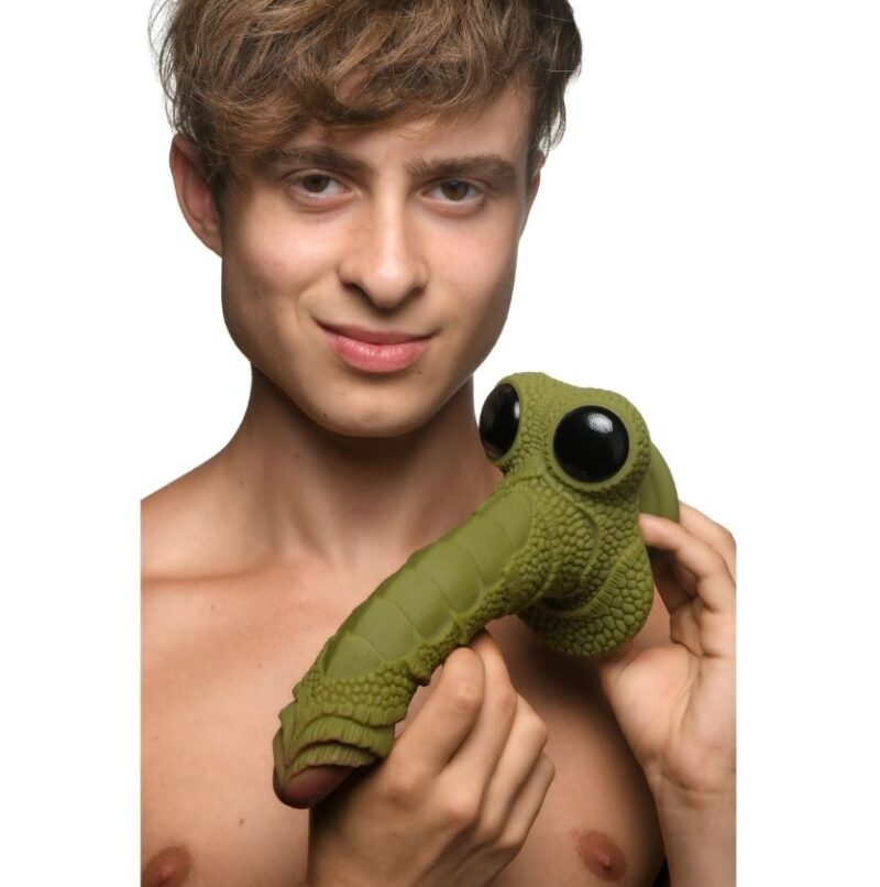 Creature Cocks - Swamp Monster Green Scaly Dildo