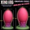 Creature Cocks - Xeno Egg Glow in the Dark Silicone Egg