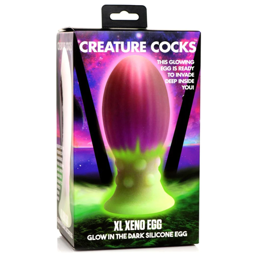 Creature Cocks - Xeno Egg Glow in the Dark Silicone Egg