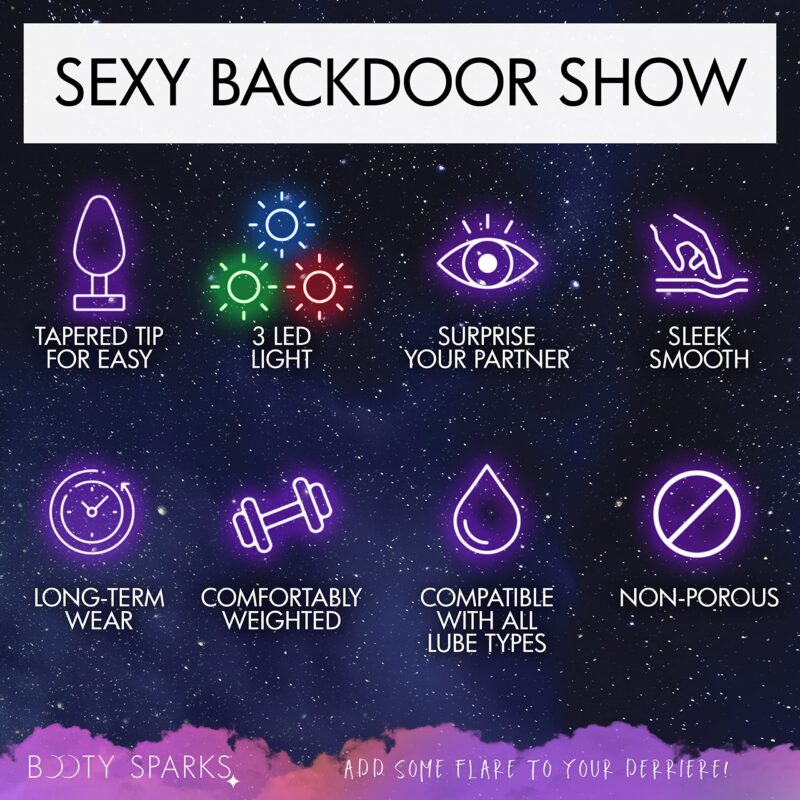 Booty Sparks - Light Up Rechargeable Vibrating Anal Plug