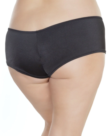 Black Lycra Booty Shorts