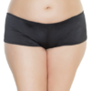 Black Lycra Booty Shorts