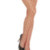 Diamond Wide Net Thigh High Stocking