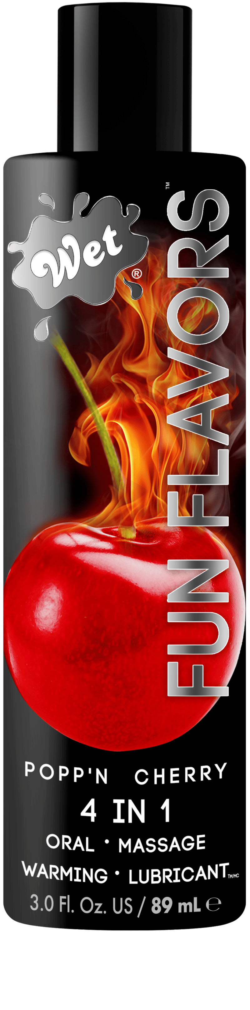 Wet Fun Flavours Warming Popp'n Cherry 3.0 fl.oz/89ml
