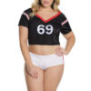 Plus Size Sexy Footballer Bedroom Costume