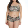 Plus Size Camo Cutie Bedroom Costume