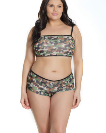 Plus Size Camo Cutie Bedroom Costume