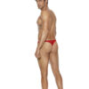 Men's Red Spandex Thong