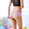 Strappy Crotchless Lace Panty