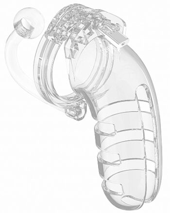 Shots - ManCage - Model 12 - 5.5" Cage with Plug - Transparent