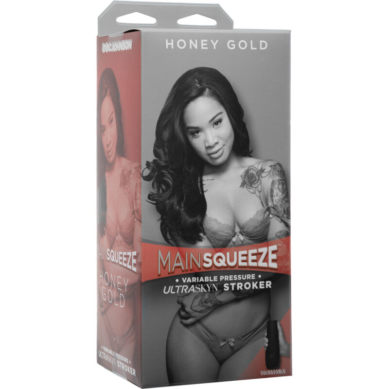 Main Squeeze - Ultraskyn Stroker - Honey Gold - Pussy
