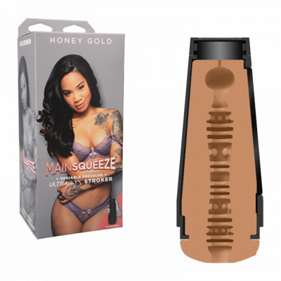 Main Squeeze - Ultraskyn Stroker - Honey Gold - Pussy