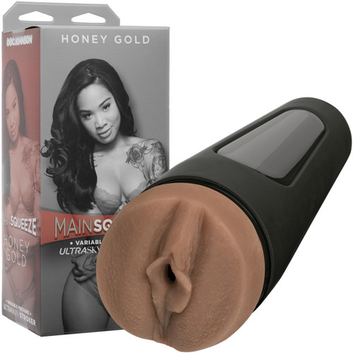 Main Squeeze - Ultraskyn Stroker - Honey Gold - Pussy
