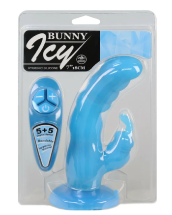 NMC Icy Bunny - Rabbit Vibrator - Blue